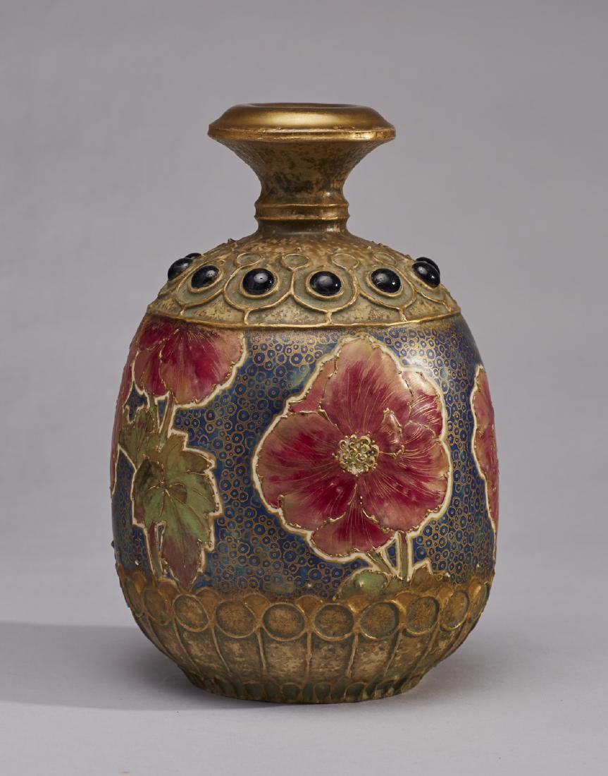 Amphora 19C Pottery Austria GresBijou Teplitz Vase