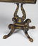 English 19C Lacquered Chinoiserie Tea Caddy Stand - 10