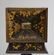 English 19C Lacquered Chinoiserie Tea Caddy Stand - 9