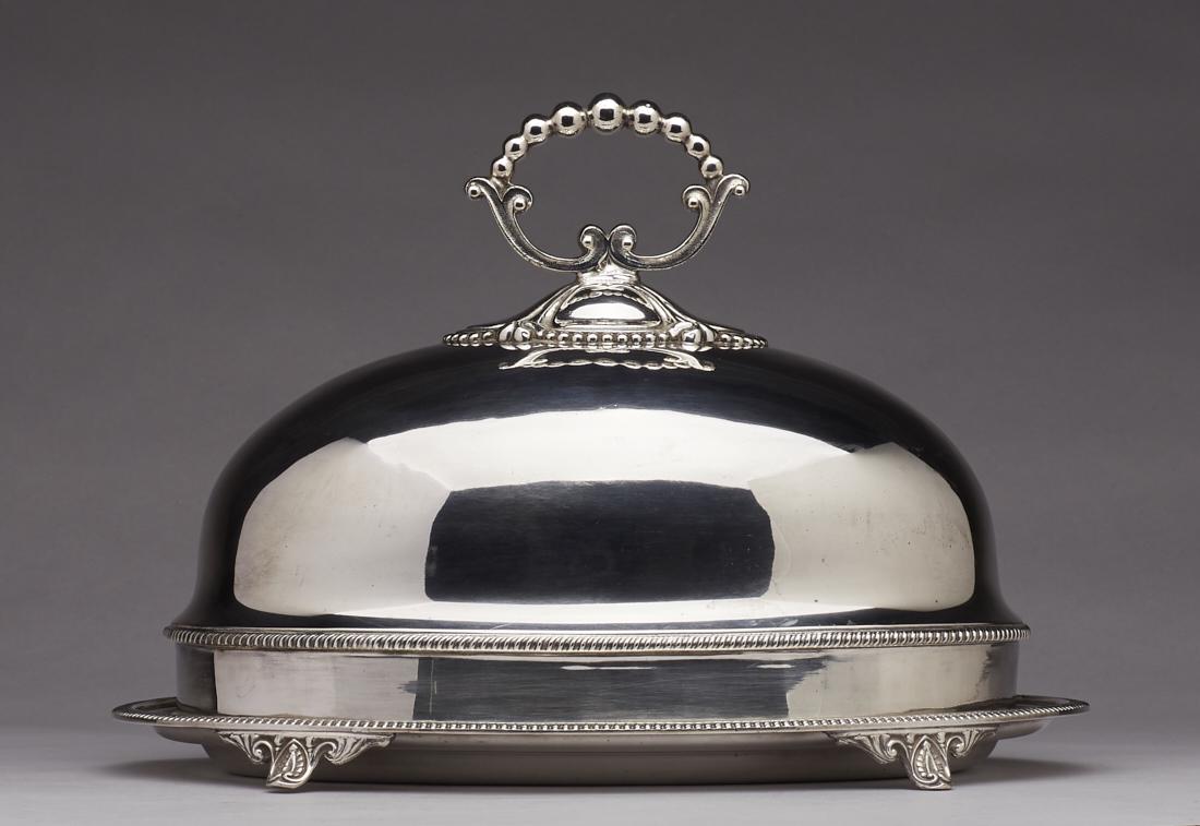 Mappin Webb Silverplate Domed Oval Serving Platter (1 of 10)