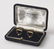 Pair of Hermes 18K Yellow Gold Stirrup Cufflinks