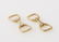 Pair of Hermes 18K Yellow Gold Stirrup Cufflinks - 2