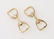 Pair of Hermes 18K Yellow Gold Stirrup Cufflinks - 3