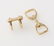 Pair of Hermes 18K Yellow Gold Stirrup Cufflinks - 4