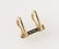 Pair of Hermes 18K Yellow Gold Stirrup Cufflinks - 6