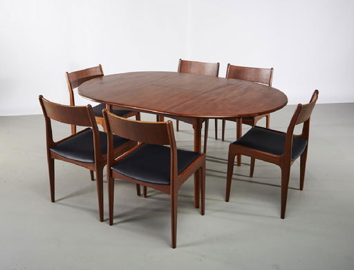 Vestergaard Teak Erfly Dining Table 6 Chairs Vestergaard Teak Erfly Dining Table 6 Chairs