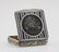 French Art Deco Sterling Guilloche Enamel Compact