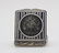French Art Deco Sterling Guilloche Enamel Compact - 3