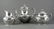 179: Fine Gorham Sterling Silver Repousse 3pcs. Tea Set