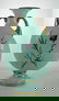 518: Fine English 19thC. Opaline Enamel Glass Bird Vase - 2
