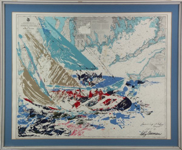 Leroy Neiman (American 1926- ) Americas Cup Print - 2