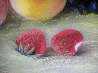 John S. Bower, Am. 19C. Pastel Still Life Painting - 4