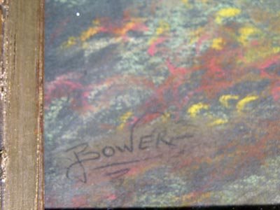 John S. Bower, Am. 19C. Pastel Still Life Painting - 5