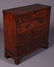 28: English 19C Burled Mahogany Miniature Chest - 4