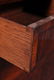 28: English 19C Burled Mahogany Miniature Chest - 5