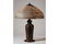 268: Handel Reverse Painted Glass Scenic 18" Lamp - 2
