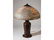 268: Handel Reverse Painted Glass Scenic 18" Lamp - 3