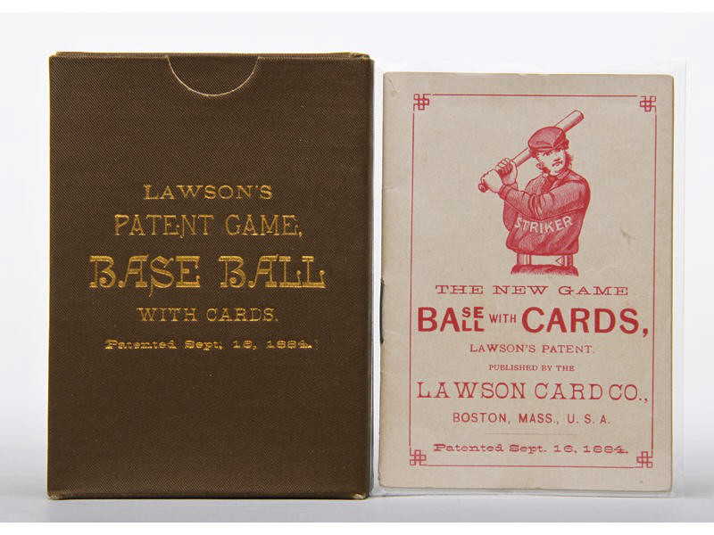 430 Old Lawsons Patent 1884 Baseball Playing Card Game
