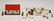 486: Painted Wood Toy Noah's Ark Farm House w Animals