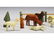 486: Painted Wood Toy Noah's Ark Farm House w Animals - 6