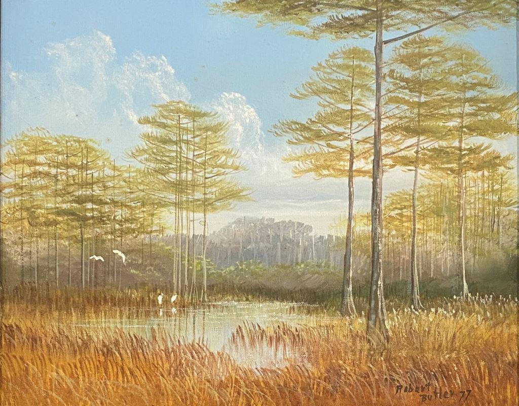 Robert Butler (American, 1943-2014) Florida Highwayman Painting (1 of 4)