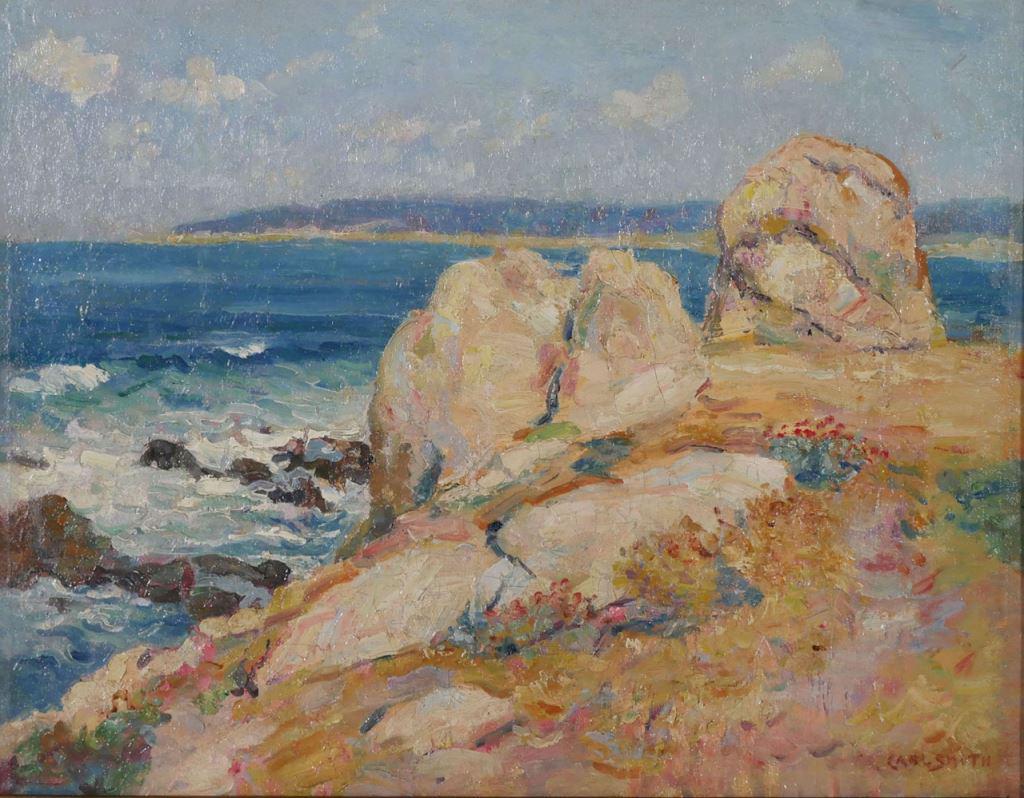 F. Carl Smith (American, 1868-1955) Oil Painting - La Jolla (1 of 5)