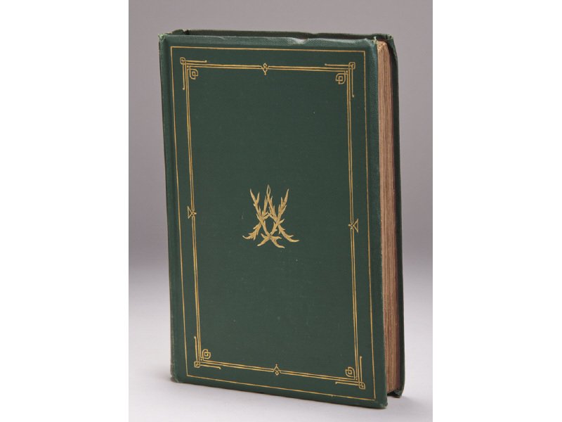 Signed 1868 Queen Victoria Inscribed Journal Book: Queen Victoria Signed Book 1868.Leaves from the Journal of Our Life in the Highlands from 1848 to 1861 Smith, Elder & Co., London, 1868. Hard Cover. Book in good condition. No Jacket. Measures 9 ¾" h