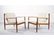 Pair Danish Modern Grete Jalk Teak Lounge Chairs - 3