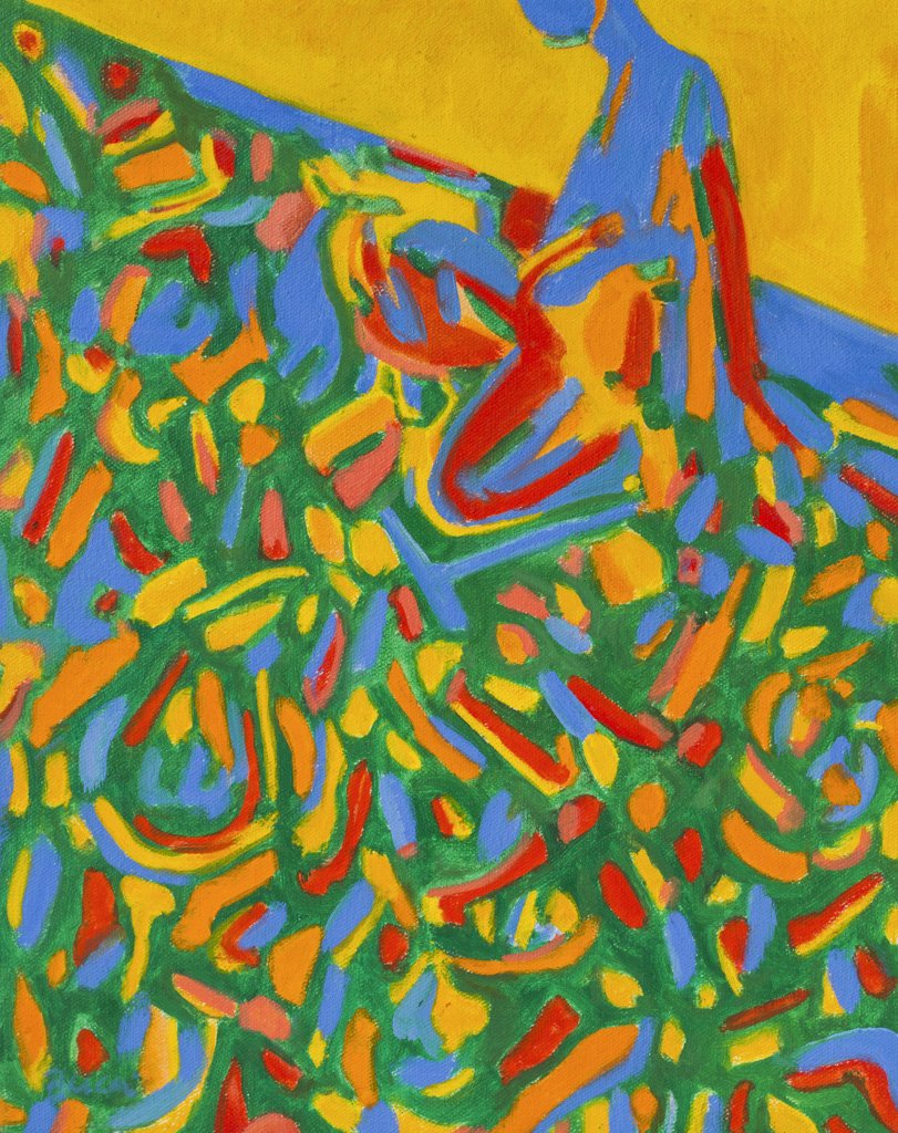 Bucci, Andrew A. (American, 1922-) Absract Oil Painting (1 of 7)