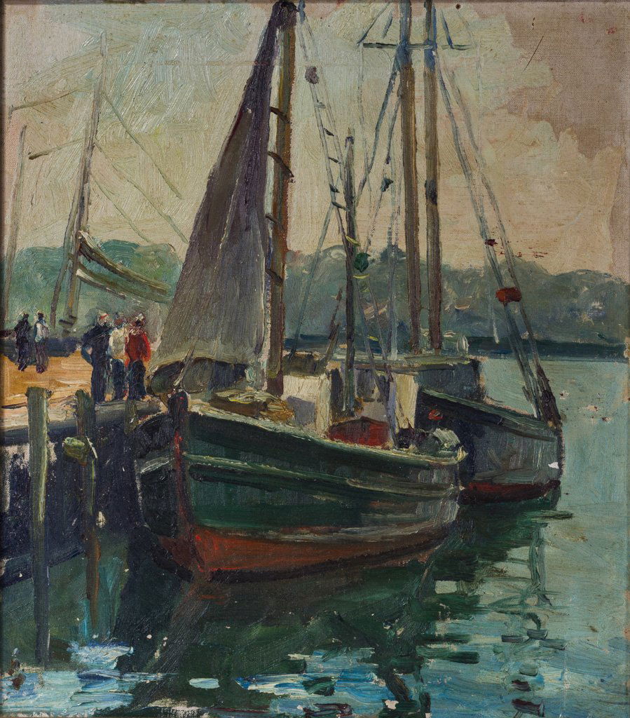 Cape Ann School - manner of Emile Gruppe Oil Painting (1 of 6)
