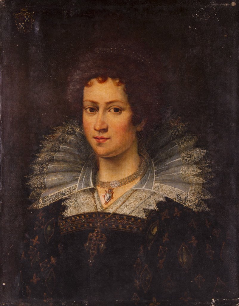 Chapelle 17th C European Portrait of Woman Oil Painting (1 of 10)