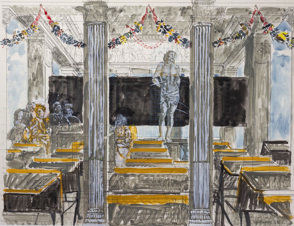 Deem, George (American, 1932-2008) Painting (1 of 8)