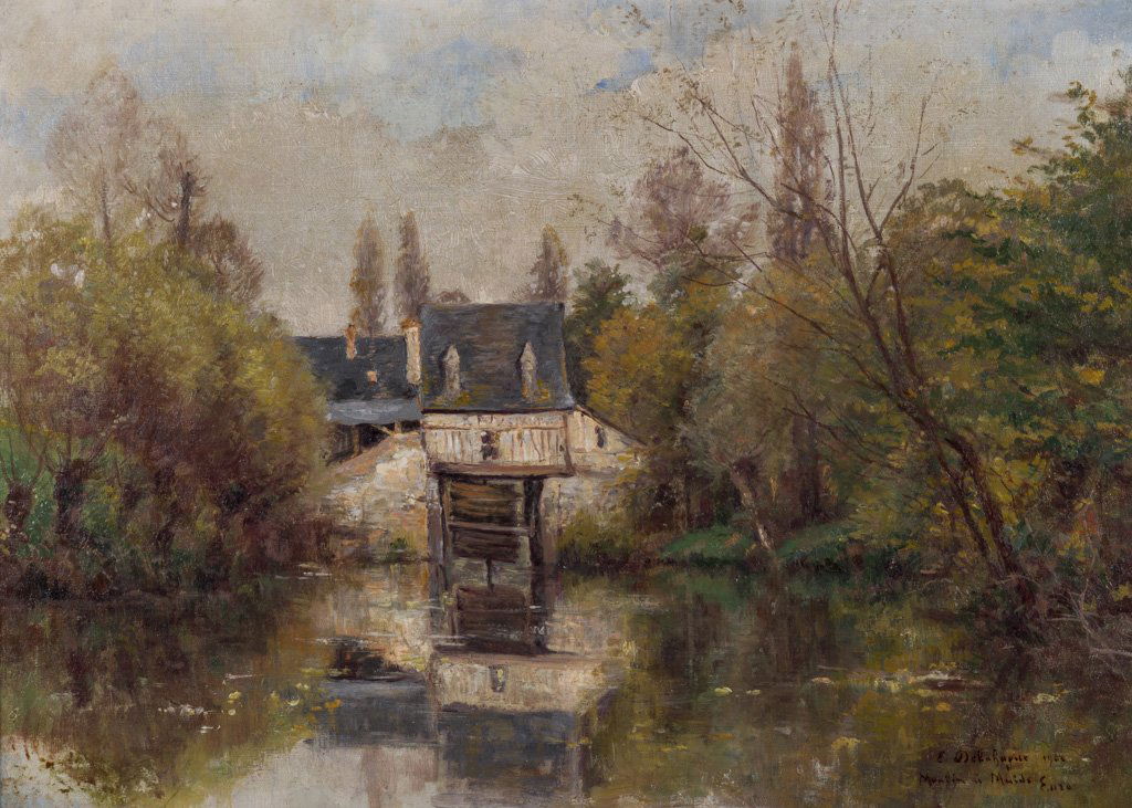 Delahogue, Eugene (French, 1867-1934) 1903 Oil Painting (1 of 6)