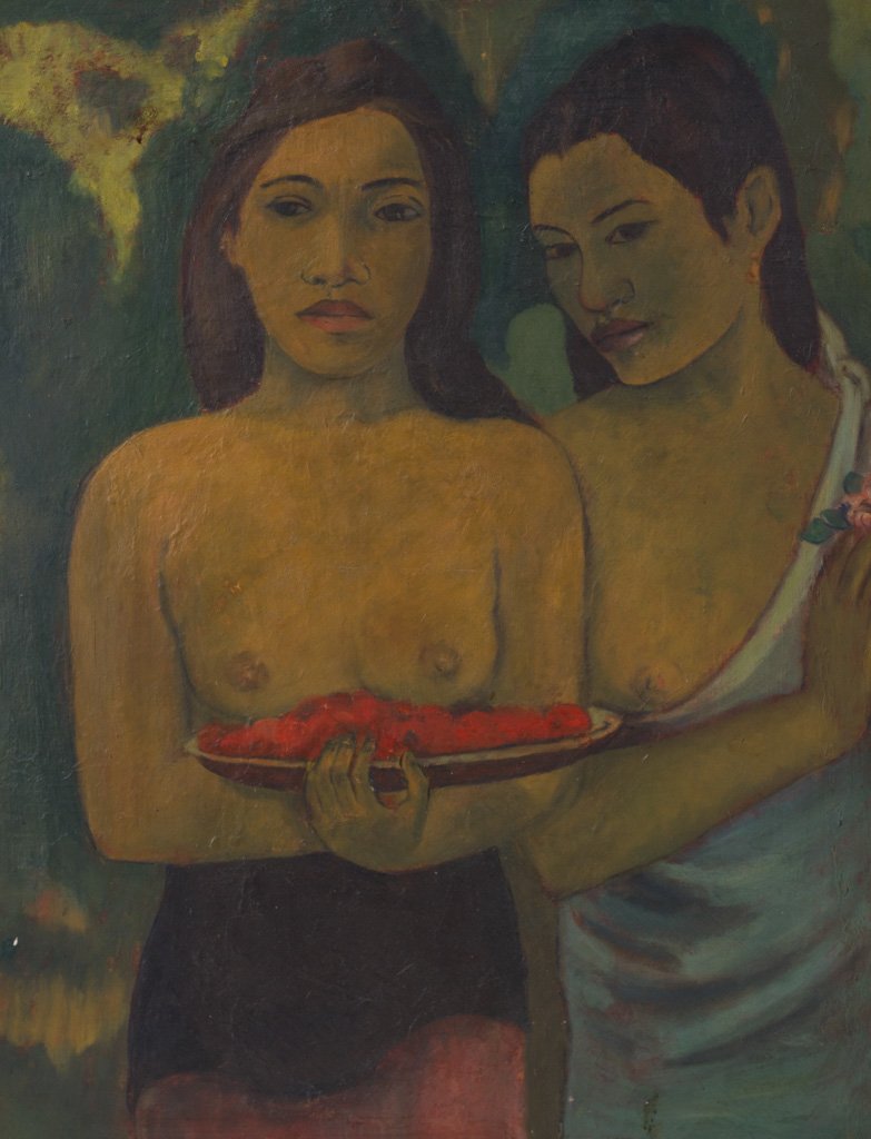 Gauguin, Paul Manner Of Oil Painting Met Museum NY 1950 (1 of 8)