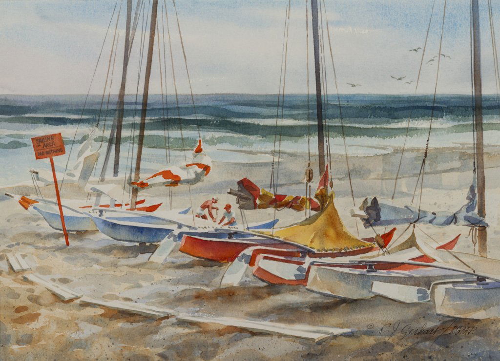 Gerhart, Charles J. (American 20th C.) Painting (1 of 8)