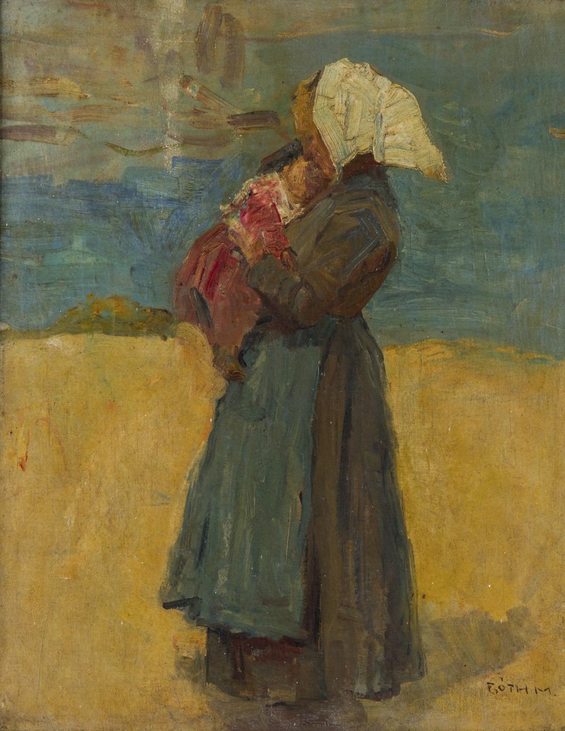 Goth, Moricz (Hungarian, 1873-1939) o/c Oil Painting (1 of 6)