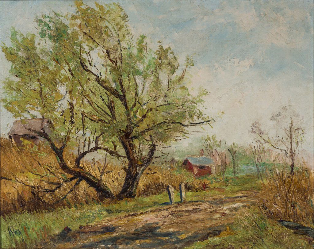 Kurth, Otto (Amer., 1883-1965) Peconic NY Oil Painting (1 of 8)