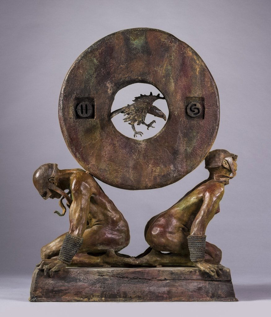 Lewis, Larry “Renzo” (Amer, 1953-) Bronze 38" Sculpture (1 of 8)