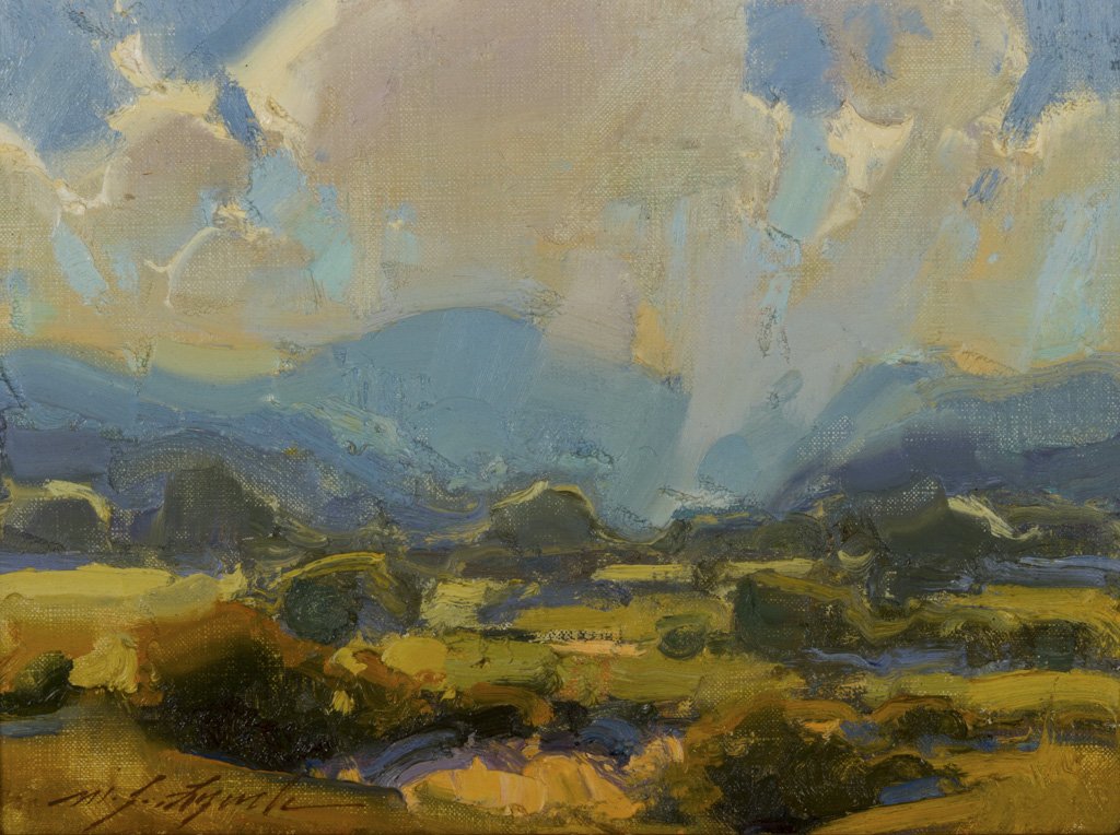 Lynch, Michael J. (Colorado, 1950- ) Taos Oil Painting (1 of 6)