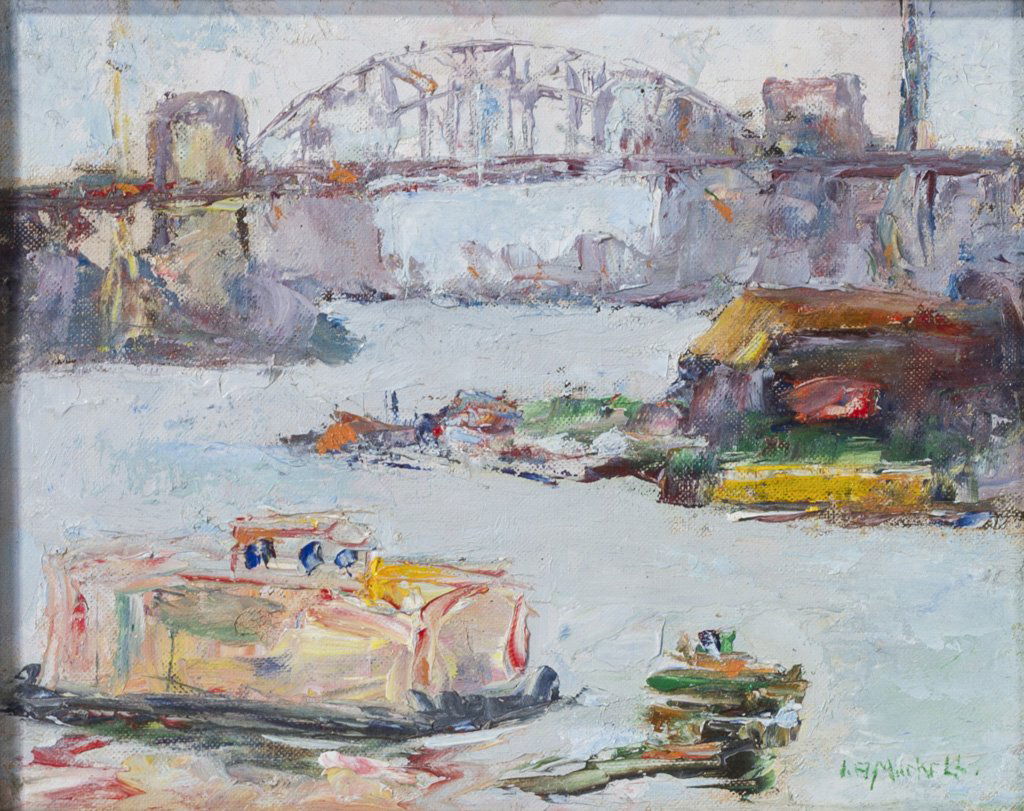 Markell, Isabella B (American, 1891-1980) Oil Painting (1 of 8)