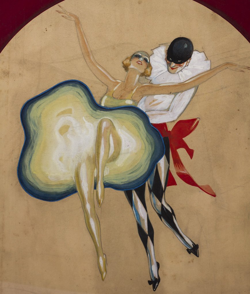 Martin Original Cover  Painting - 1923 Theatre Magazine (1 of 4)