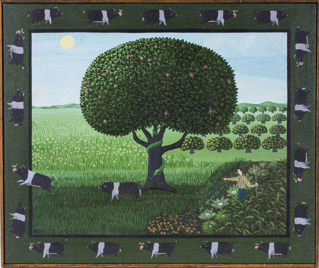 Moment, Barbara C (American, 1928-) Oil Painting (1 of 8)