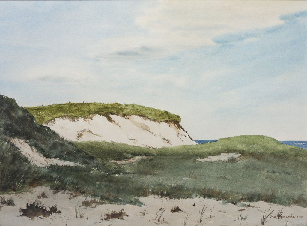 Montgomery, Paul (American 20th Century) Dunes Painting (1 of 4)
