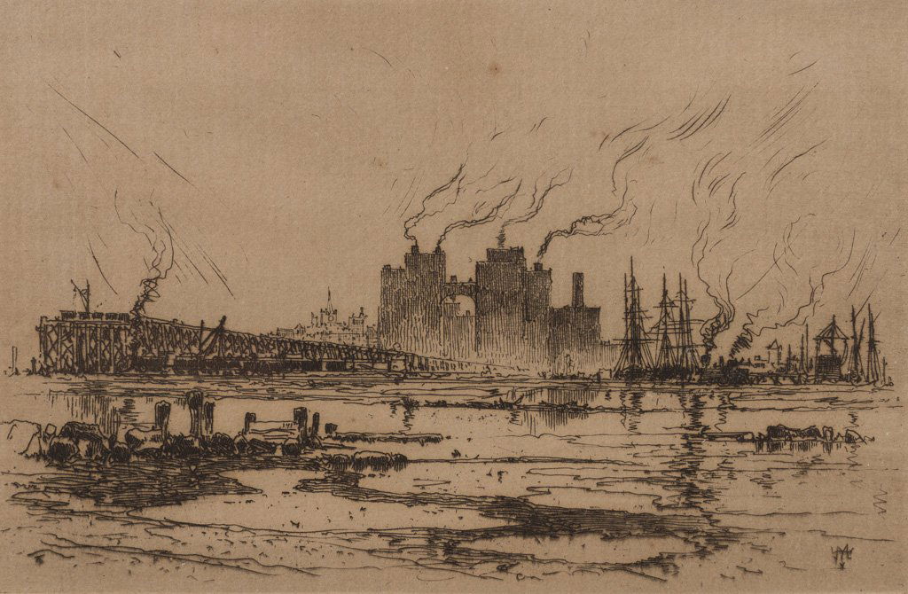 Moran, Thomas (American, 1837-1926) Etching Print (1 of 5)