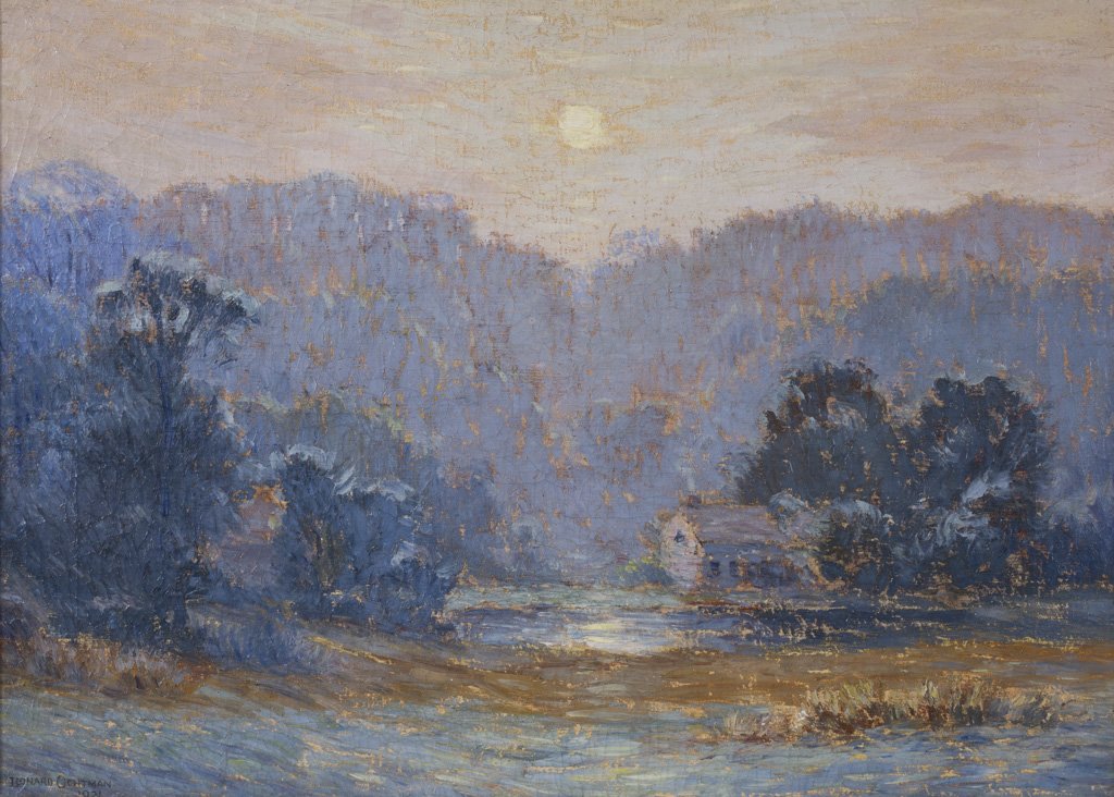 Ochtman, Leonard (American 1854-1934) Oil Painting (1 of 10)