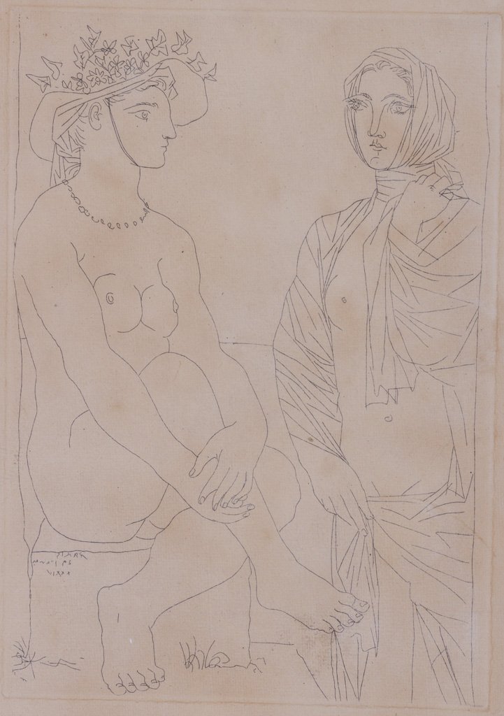 Picasso, Pablo (1881-1973) "Vollard" 1934 Etching Print (1 of 10)