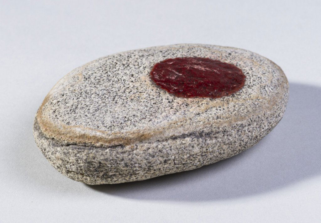 Smith, Leon Polk (American, 1906-1996) Painted Rock (1 of 9)