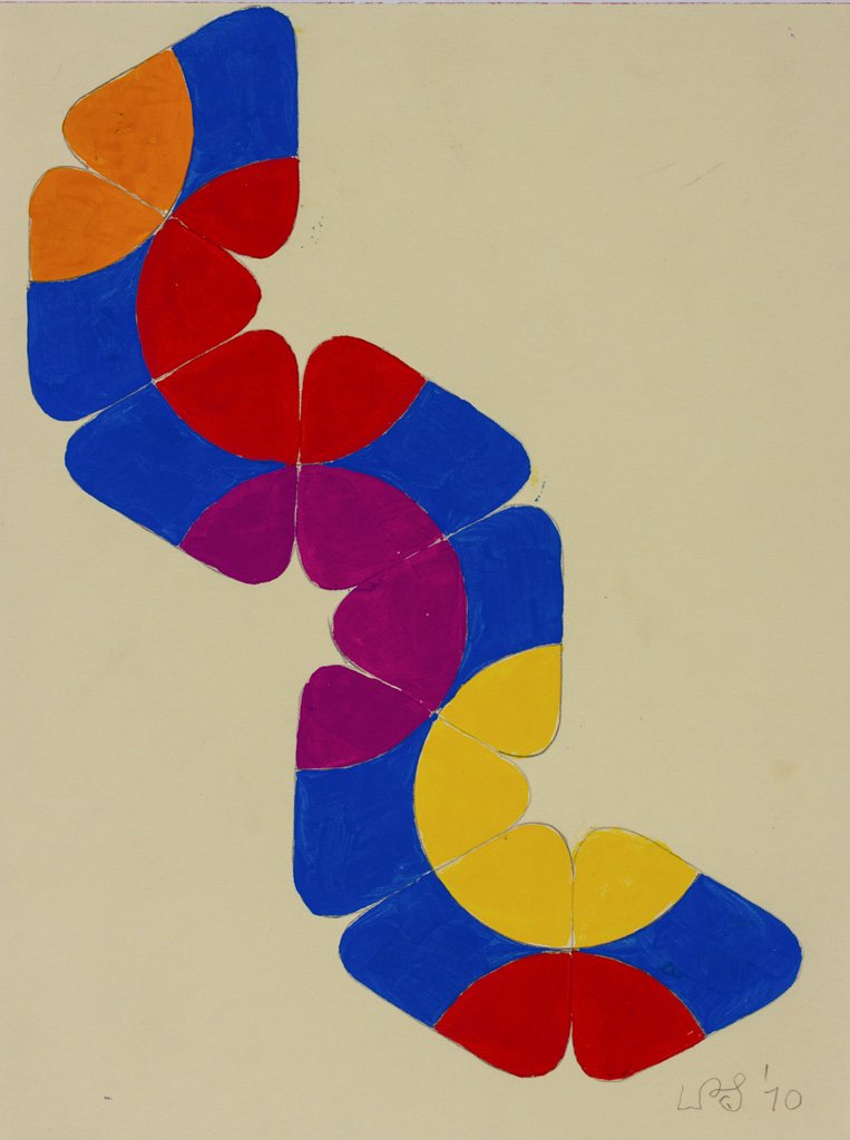 Smith, Leon Polk (1906-1996) "Constellation" Painting (1 of 7)