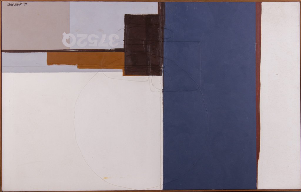 Warner, Drew (American, 1945-2009 Abstract Oil Painting (1 of 8)