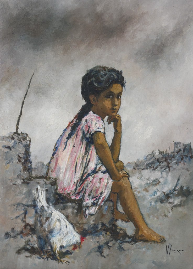 Weintraub, William (Am-Israeli 20C) Oil Painting (1 of 6)